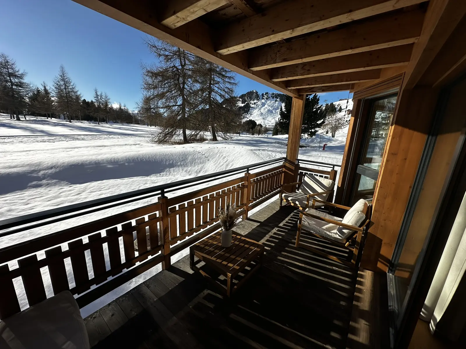 Winterlicher Ausblick beim Royal A